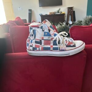 Stylish Multicolor High-Top Athletic Shoes